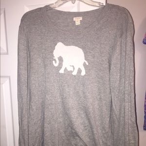 J. Crew Sweaters - Women’s xxl j crew elephant sweater J. Crew Sweaters - Women’s xxl j crew elephant sweater